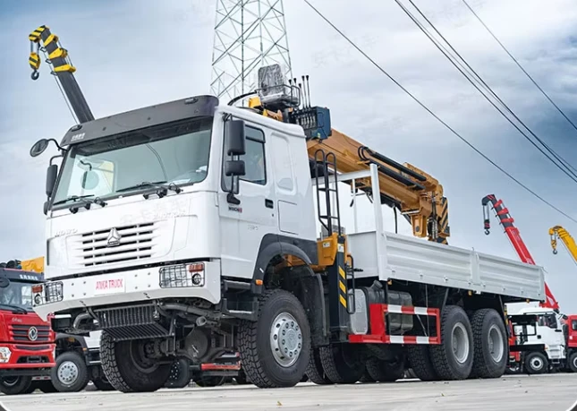 HOWO 6x6 vörubílskrani